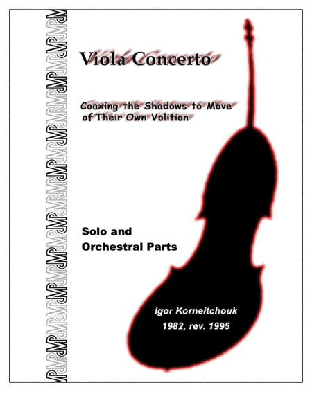 Viola Concerto Parts Sheet Music