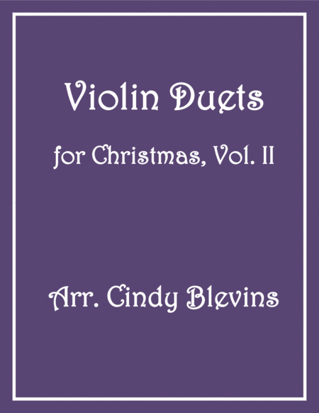 Free Sheet Music Violin Duets For Christmas Vol Ii