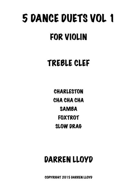 Violin Duets Vol 1 Sheet Music