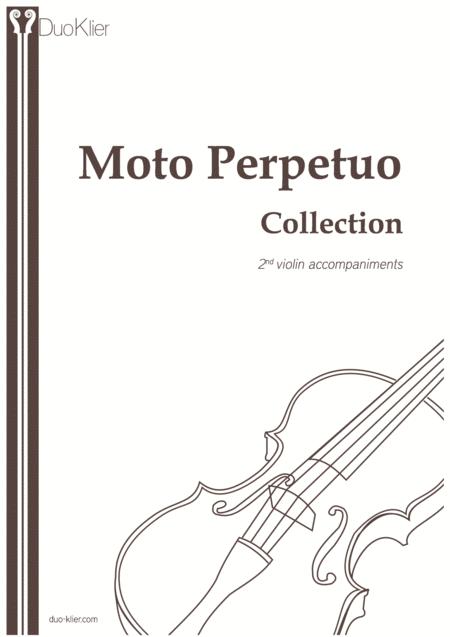 Violin Moto Perpetuo Collection 2nd Violin Accompaniments Sheet Music