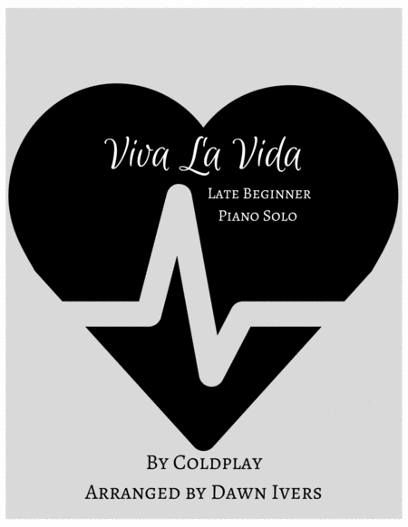 Viva La Vida Easy Piano Solo Sheet Music