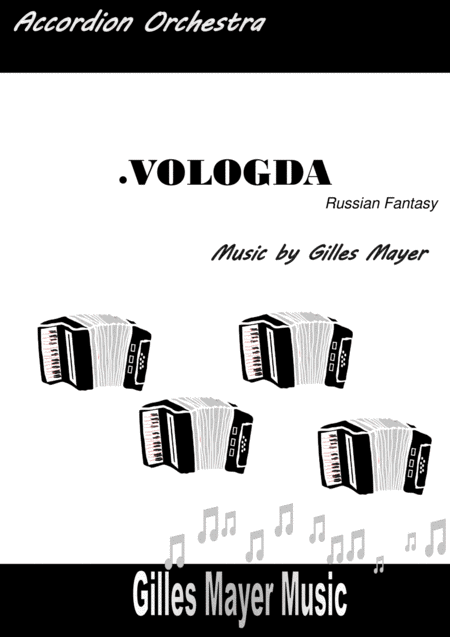 Vologda Russian Fantasy Accordion Orchestra Sheet Music