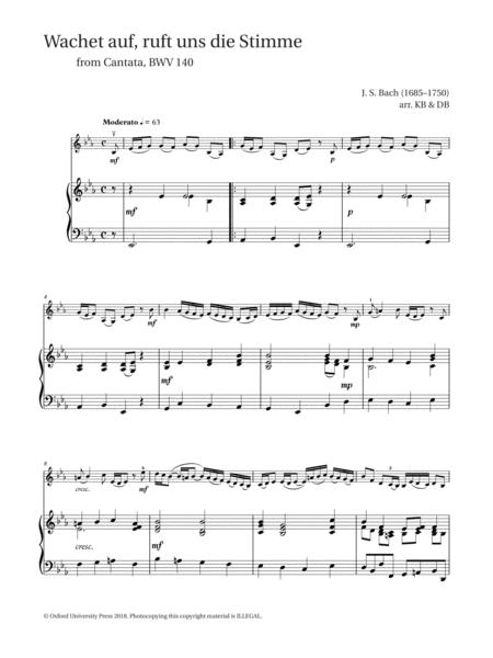 Wachet Auf Ruft Uns Die Stimme From Cantata Bwv 140 Sheet Music