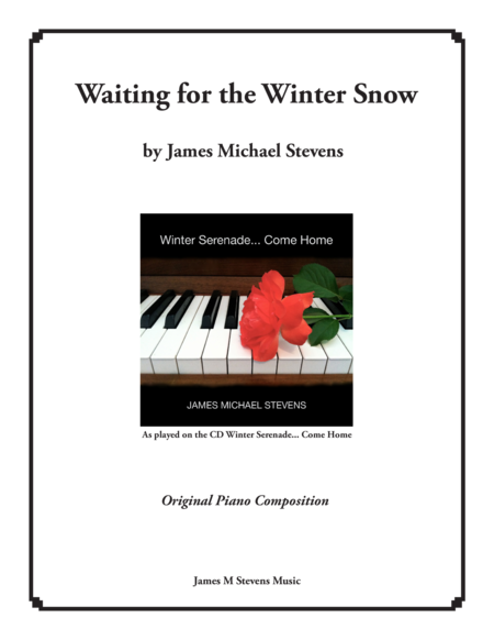 Free Sheet Music Waiting For The Winter Snow