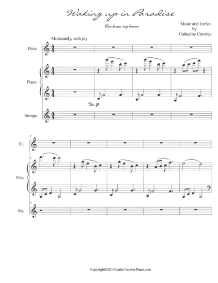 Waking Up In Paradise Sheet Music