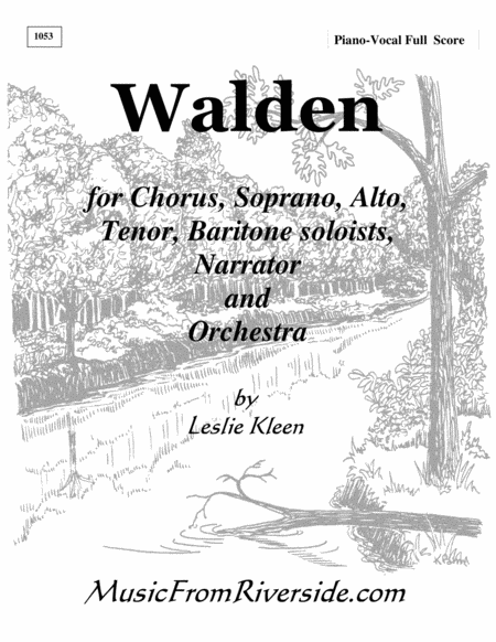 Walden The Complete Piano Vocal Score Sheet Music