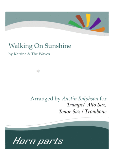 Free Sheet Music Walking On Sunshine Horn Parts