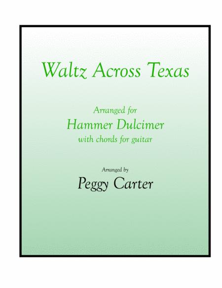 Free Sheet Music Waltz Across Texas Hammer Dulcmer Solo