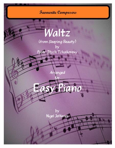 Waltz From Sleeping Beauty Arranged For Easy Piano Sheet Music