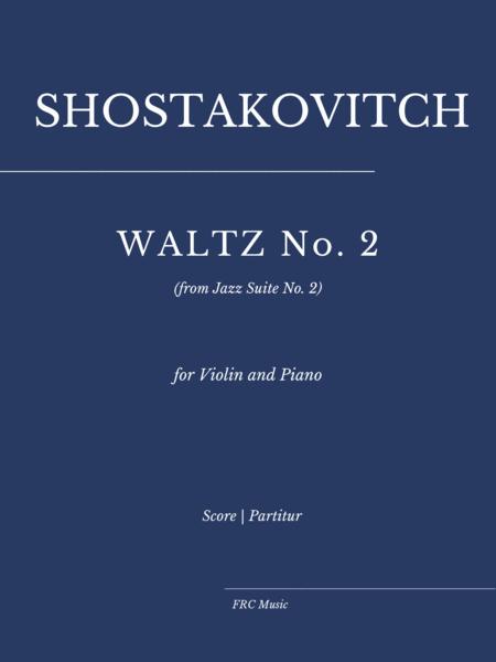 Waltz No 2 From Jazz Suite 2 For Violin And Piano Intermediate Sheet Music