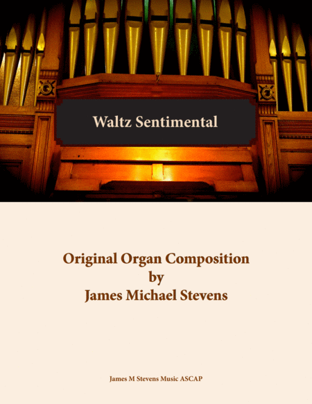 Waltz Sentimental Organ Solo Sheet Music