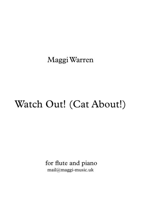Free Sheet Music Watch Out Cat About