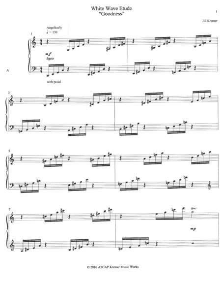 Wave Etude Goodness Sheet Music