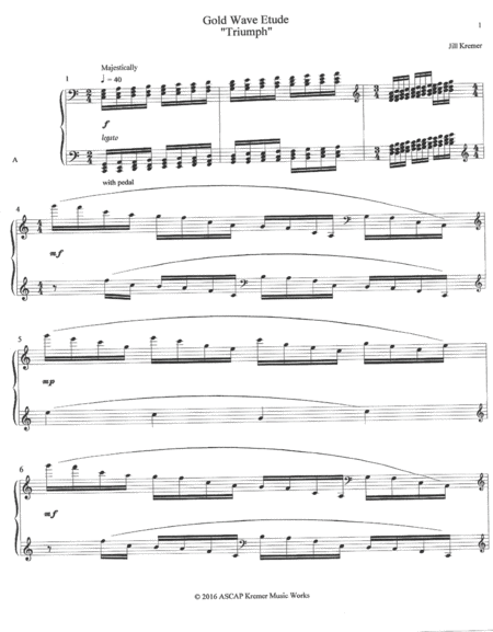 Free Sheet Music Wave Etude Triumph