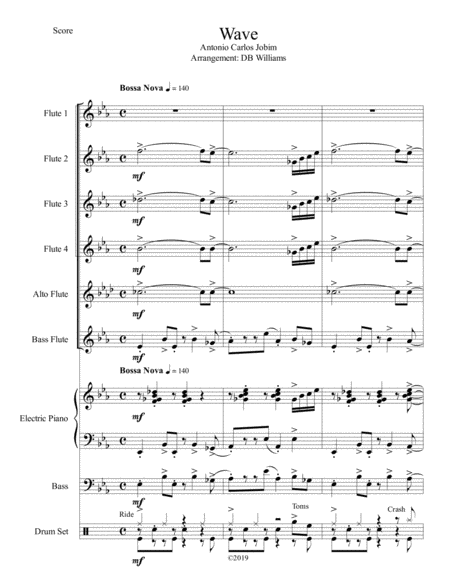 Wave Flute Choir Sheet Music