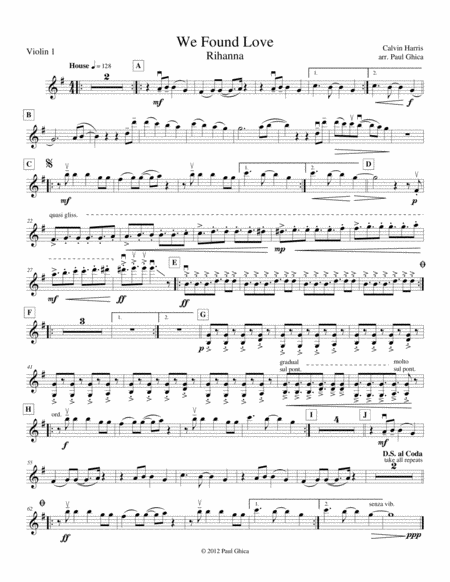 We Found Love Sheet Music