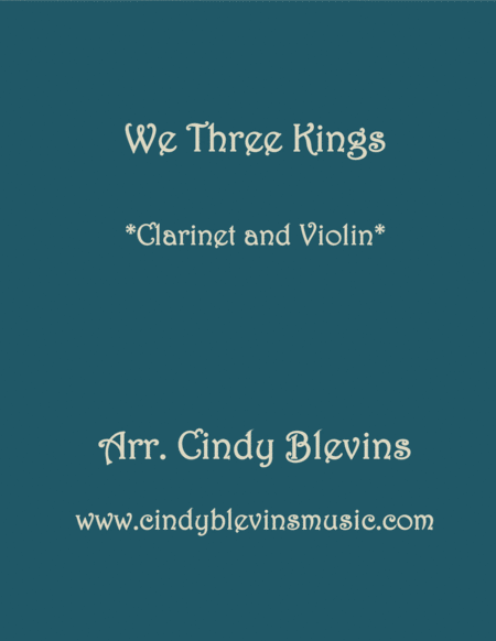 We Three Kings For Clarinet And Violin Sheet Music