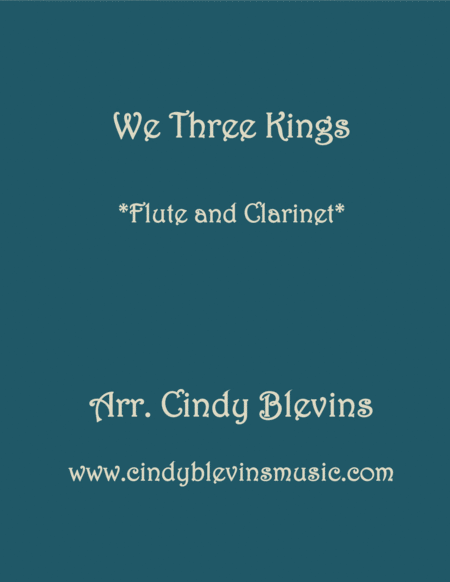 We Three Kings For Flute And Clarinet Sheet Music