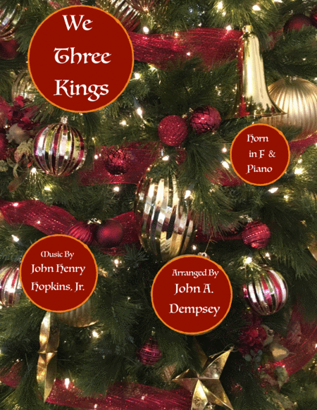 We Three Kings Horn In F And Piano Sheet Music