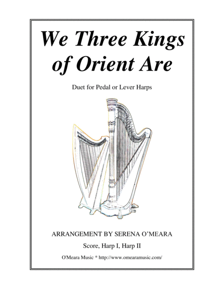 We Three Kings Of Orient Are Score And Parts Sheet Music