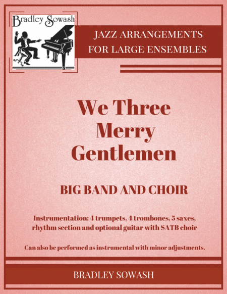 Free Sheet Music We Three Merry Gentlemen Choir And Big Band