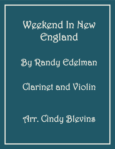 Free Sheet Music Weekend In New England For Clarinet And Violin