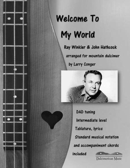 Free Sheet Music Welcome To My World