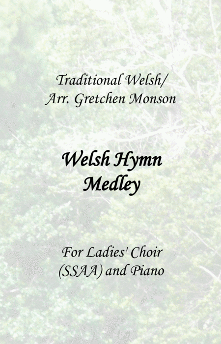 Free Sheet Music Welsh Hymn Medley