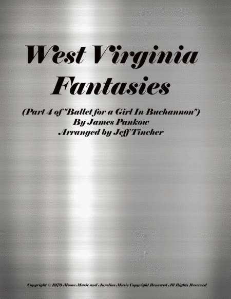 West Virginia Fantasies Sheet Music