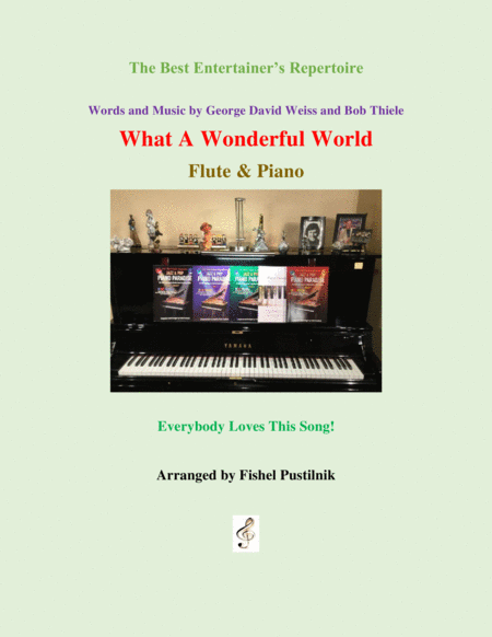 Free Sheet Music What A Wonderful World For Flute And Piano Jazz Pop Version