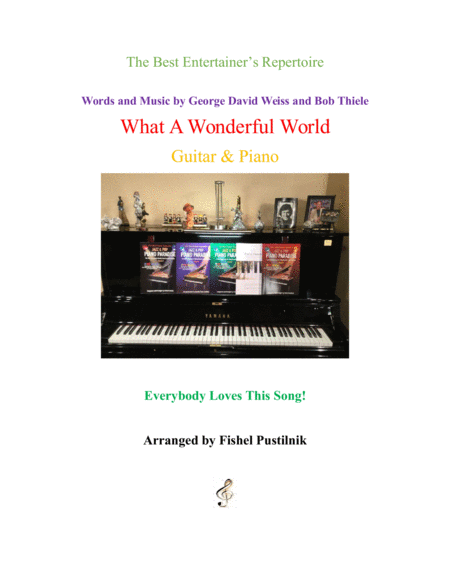 Free Sheet Music What A Wonderful World For Guitar And Piano