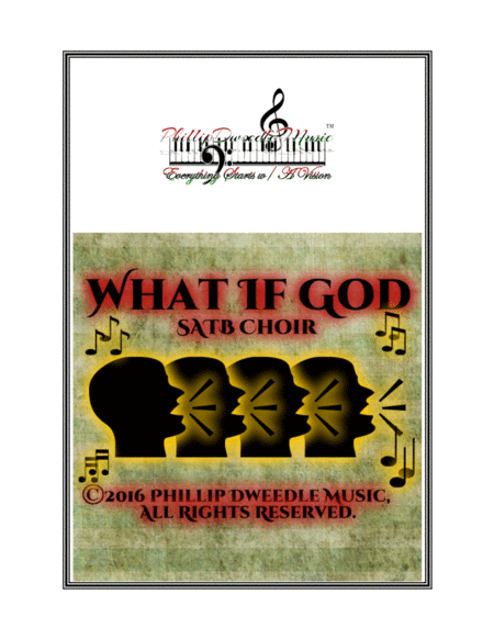 Free Sheet Music What If God