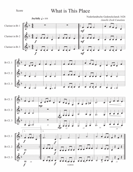 What Is This Place Hymn Trio Sheet Music