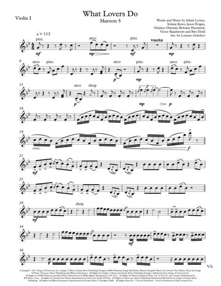 What Lovers Do Sheet Music