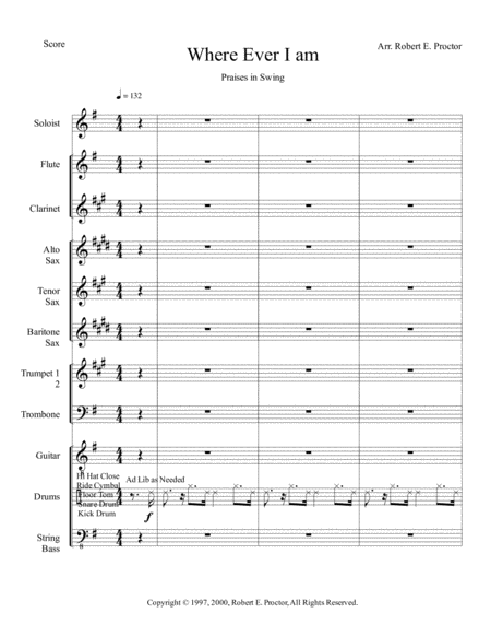 Where Ever I Am Sheet Music