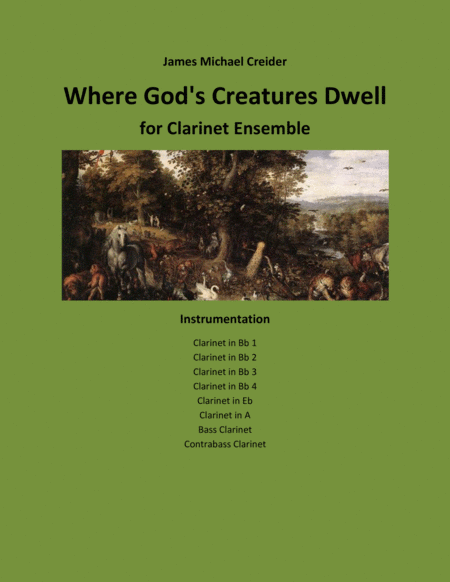 Free Sheet Music Where Gods Creatures Dwell