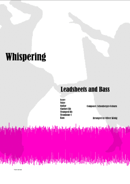 Free Sheet Music Whispering Leadsheet Pack