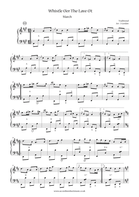 Whistle O Er The Lave O T Sheet Music