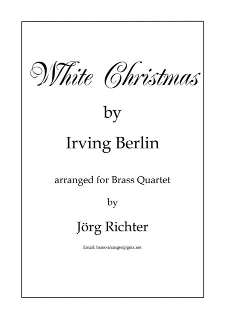 White Christmas Fr Blechblser Quartet Sheet Music