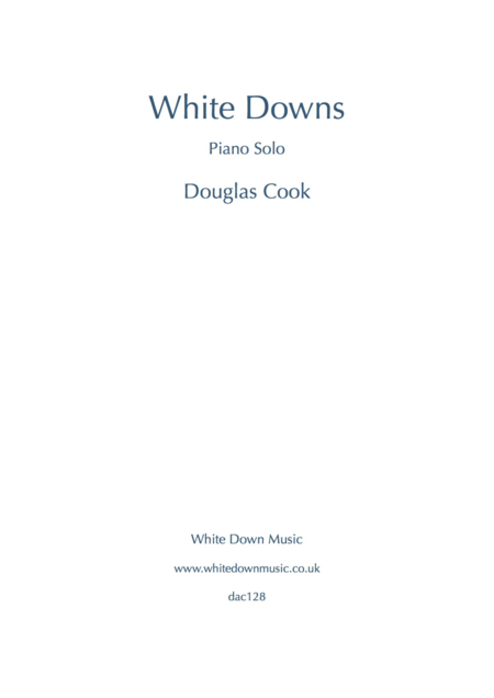 Free Sheet Music White Downs