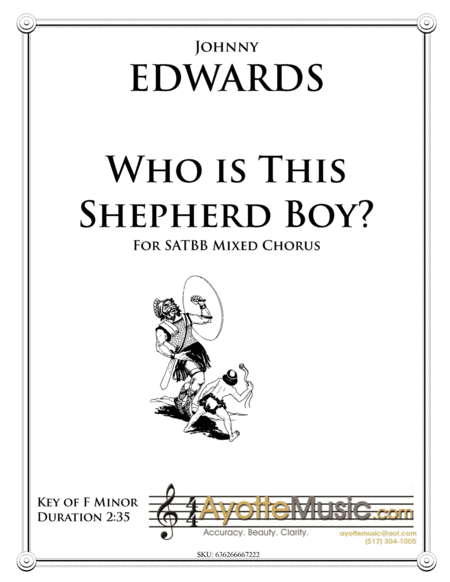 Free Sheet Music Who Is This Shepherd Boy