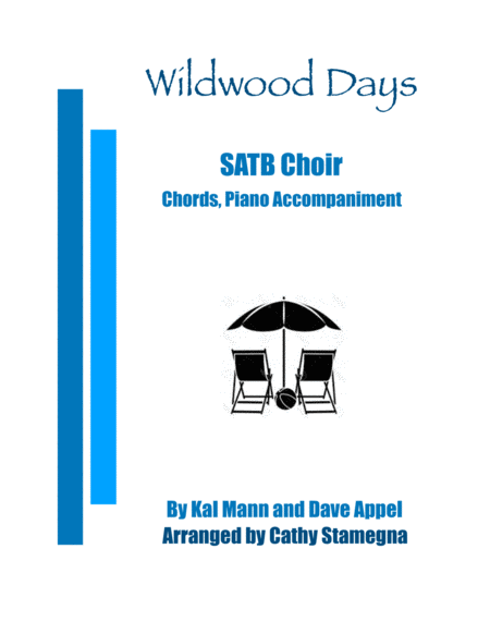 Wildwood Days Satb Choir Chords Piano Accompaniment Sheet Music