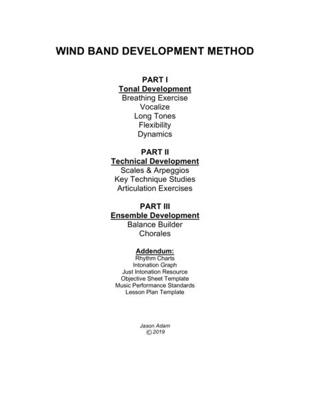 Wind Band Development Method Sheet Music