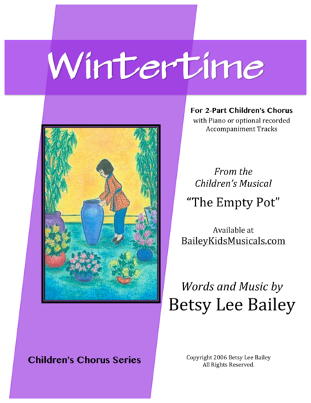 Wintertime For 2 Part Childrens Chorus Sheet Music