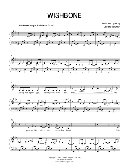 Wishbone Sheet Music