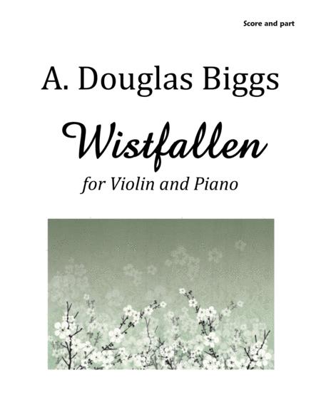 Free Sheet Music Wistfallen For Violin And Piano