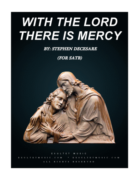 With The Lord There Is Mercy For Satb Sheet Music