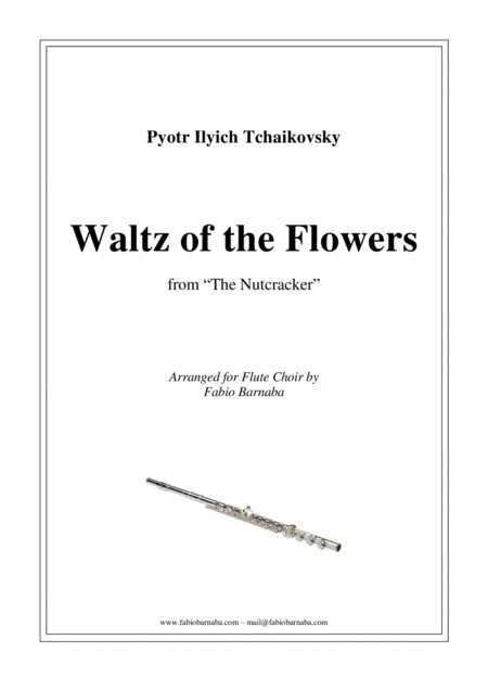 Wlatz Of The Flowers From The Nutcracker For Flute Choir Sheet Music