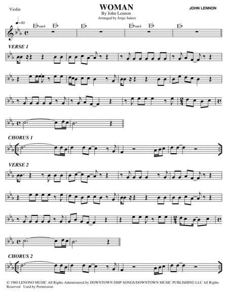 Woman Violin Sheet Music