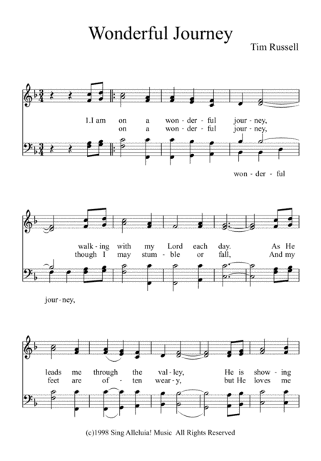 Wonderful Journey Sheet Music